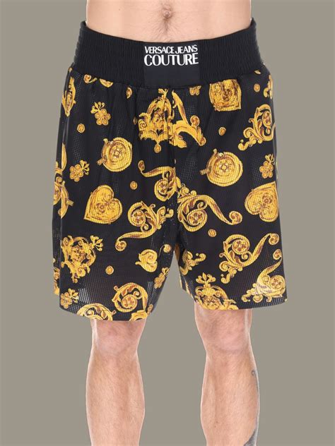 versace black shorts